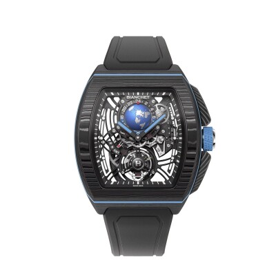 Montre Bianchet B1.618 Carbon Sky Blue GMT Sport