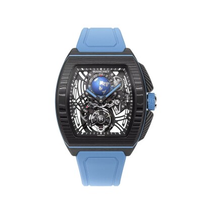 Montre Bianchet B1.618 Carbon Sky Blue GMT Sport