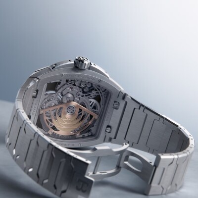 Montre Bianchet Ultrafino Tonneau Titanium Black