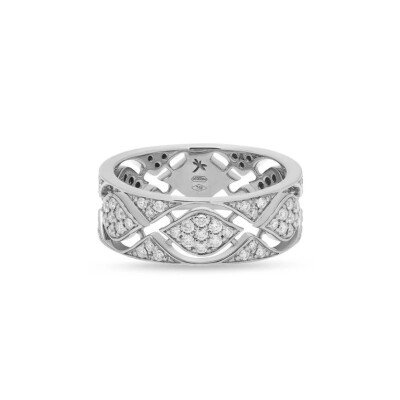 Bague collection Mikou en or gris et diamants