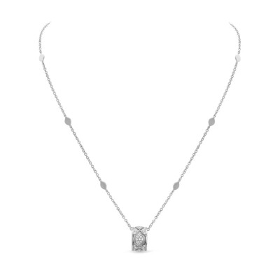 Pendentif collection Mikou, en or gris et diamants