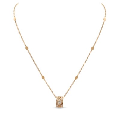 Pendentif collection Mikou, en or rose et diamants