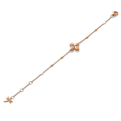 Bracelet Mikou en or rose et diamants