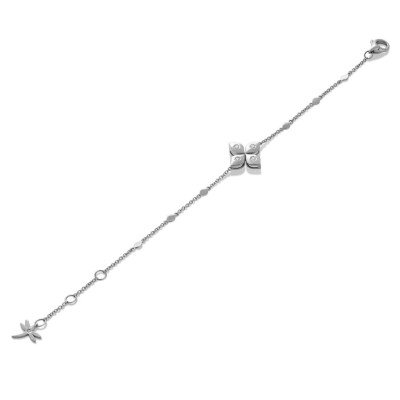 Bracelet Mikou en or gris et diamants