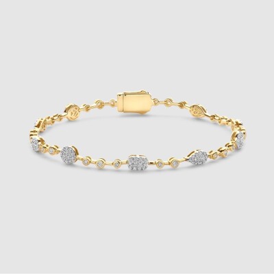 Bracelet Venice Exclusive en or jaune et diamants