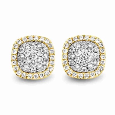 Boucles d'oreilles Milano Sweeties en or jaune et diamants