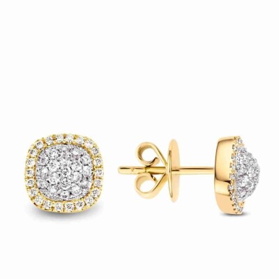 Boucles d'oreilles Milano Sweeties en or jaune et diamants