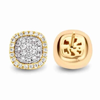 Boucles d'oreilles Milano Sweeties en or jaune et diamants