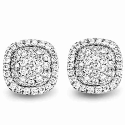 Boucles d'oreilles Milano Sweeties en or gris et diamants