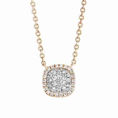 Pendentif Milano Sweeties en or rose et diamants