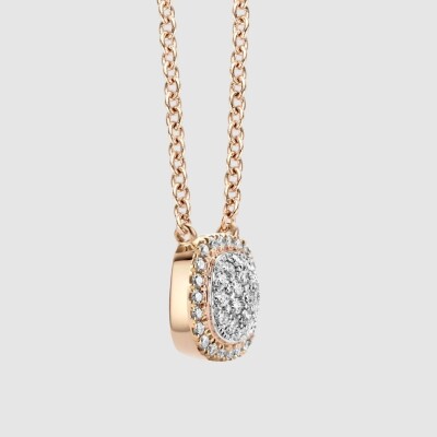 Pendentif Milano Sweeties en or rose et diamants