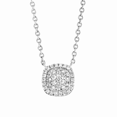 Pendentif Milano Sweeties en or gris et diamants