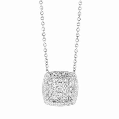 Pendentif Milano Exclusive en or gris et diamants