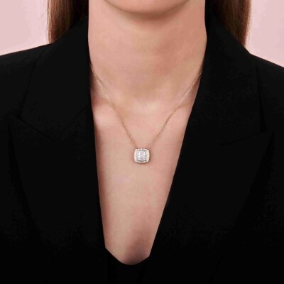 Pendentif Milano Exclusive en or rose et diamants