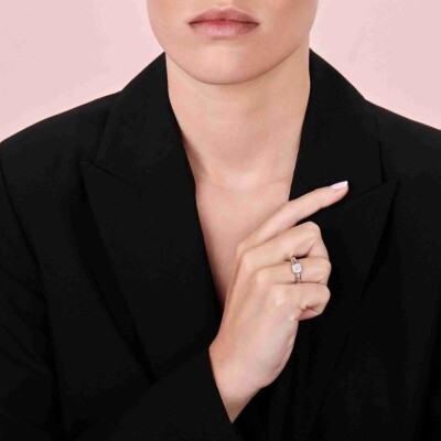 Bague Amsterdam Tubogas en or rose et diamants