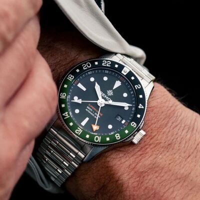 Montre Supermarine GMT Tundra Verte