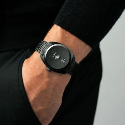 Montre Terra Nova Jumping Hour Stealth Black