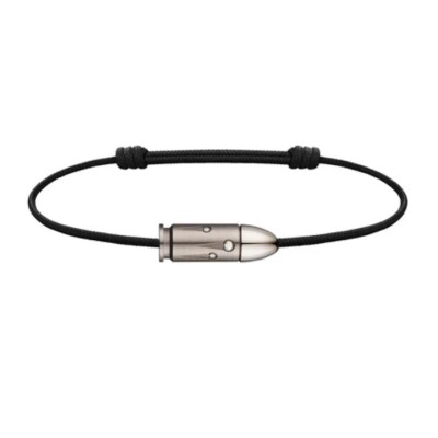 Bracelet Akillis cordon Bang Bang en titane et diamants