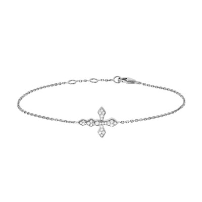 Bracelet Akillis Python or blanc diamants