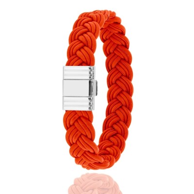 Bracelet Albanu en cuir de pomme, fermoir acier
