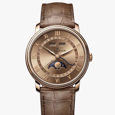 Montre Blancpain Villeret Quantième Complet phase de lune
