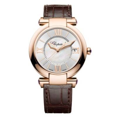 Montre Chopard Impériale cuir brun
