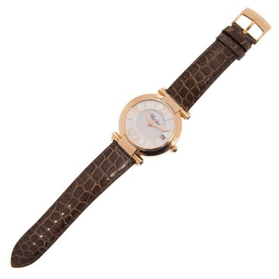 Montre Chopard Impériale cuir brun