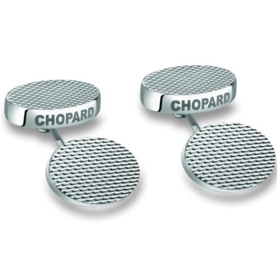 Boutons de manchette Chopard en argent