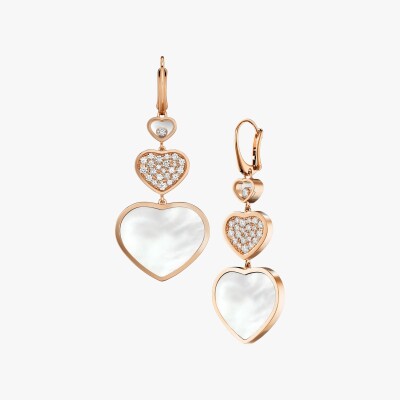 Boucles d'oreilles Chopard Happy Hearts