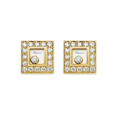 Boucles d'oreilles Happy Diamonds square