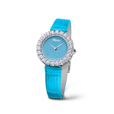 Montre Chopard l'Heure du diamant turquoise