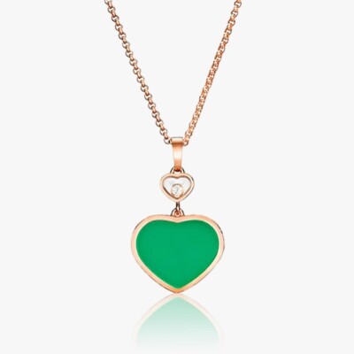Pendentif Chopard Happy Hearts vert