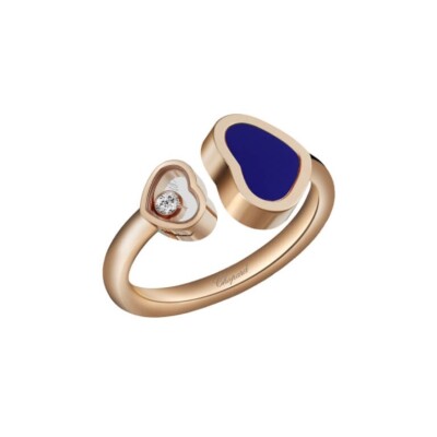 Bague Chopard Happy Hearts bleue