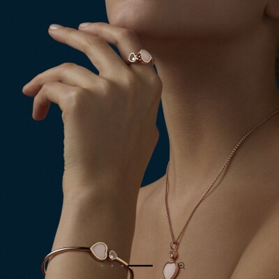 Bague Chopard Happy Hearts Opale Rose