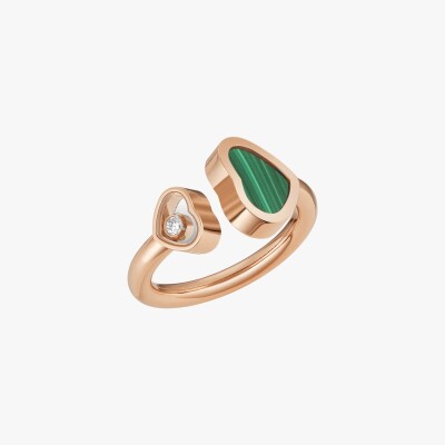 Bague Chopard Happy Hearts malachite