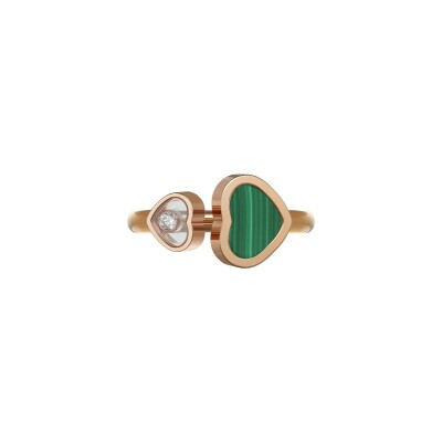 Bague Chopard Happy Hearts malachite