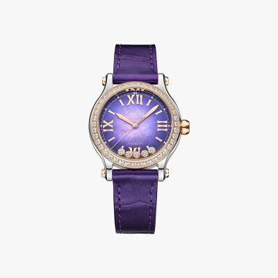 Montre Chopard Happy Sport violette