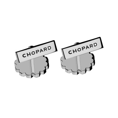 Boutons de manchette Chopard Classic Racing bicolore