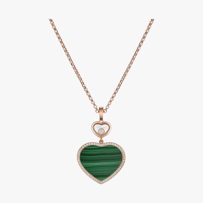 Pendentif Chopard Happy Hearts Malachite