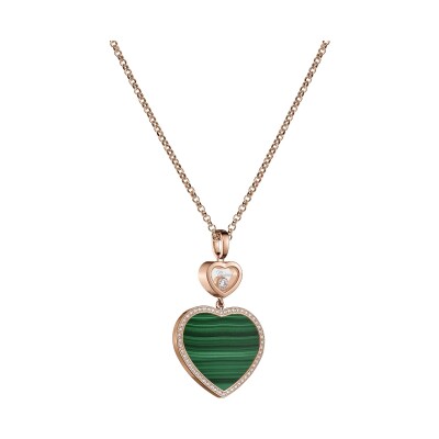 Pendentif Chopard Happy Hearts Malachite