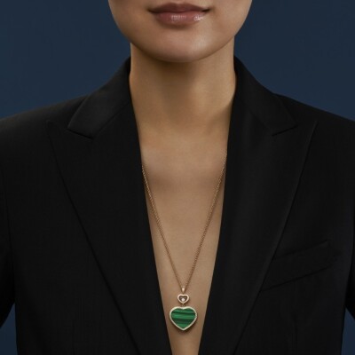 Pendentif Chopard Happy Hearts Malachite