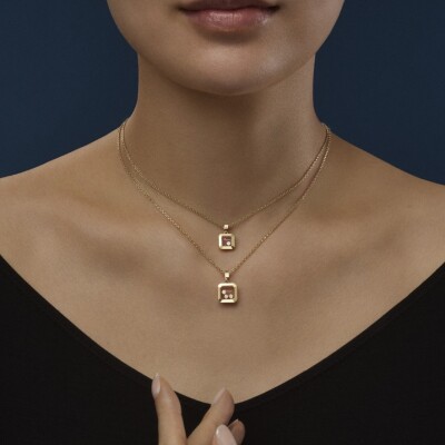 Pendentif Chopard Happy Diamonds Square