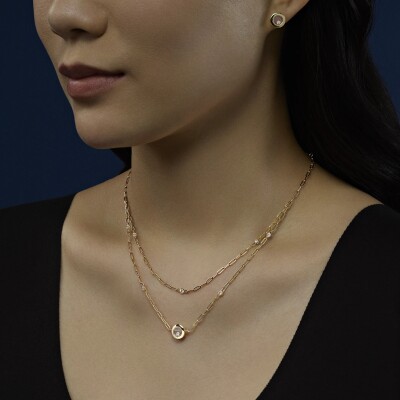 Collier Chopard Happy Diamonds deux rangs