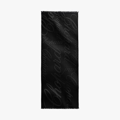 Foulard Chopard Logomania Noir