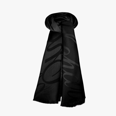 Foulard Chopard Logomania Noir