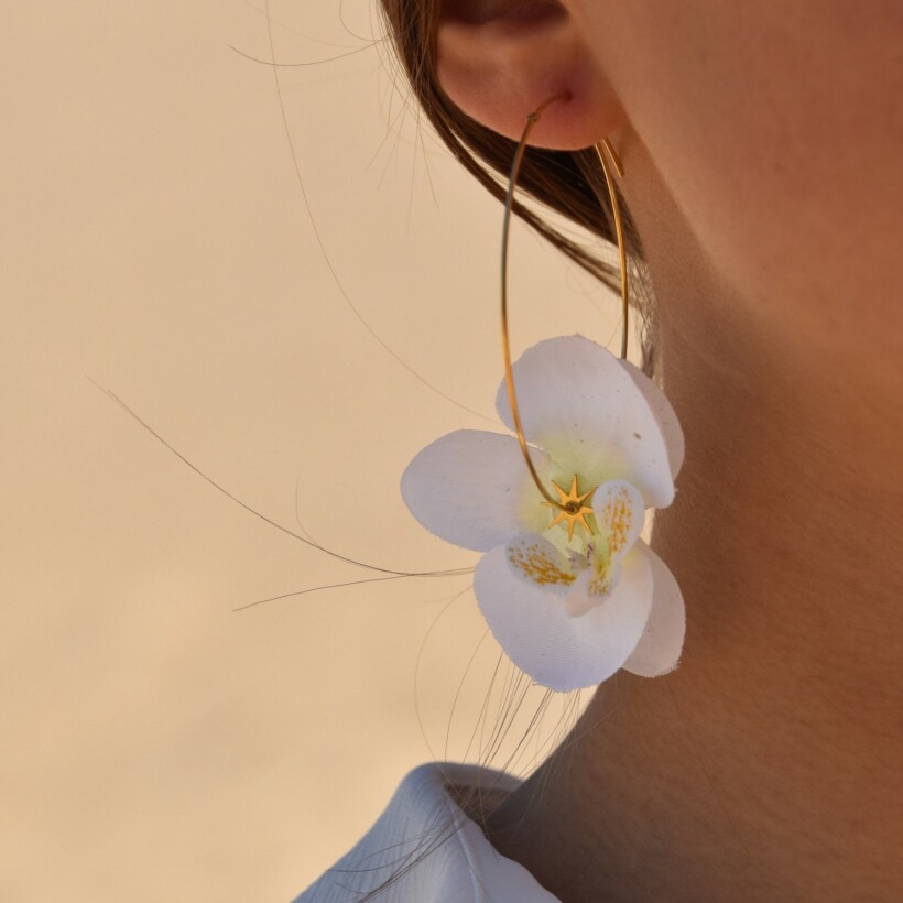 Les boucles d’oreilles dépareillées Rosekafé Bloom