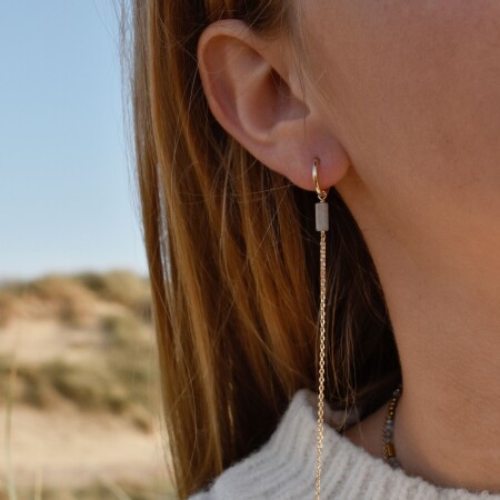 Les boucles d'oreilles Estela