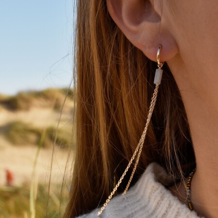 Les boucles d'oreilles Estela