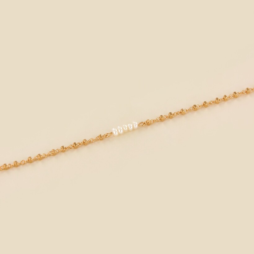 Le bracelet plaqué or Azalea