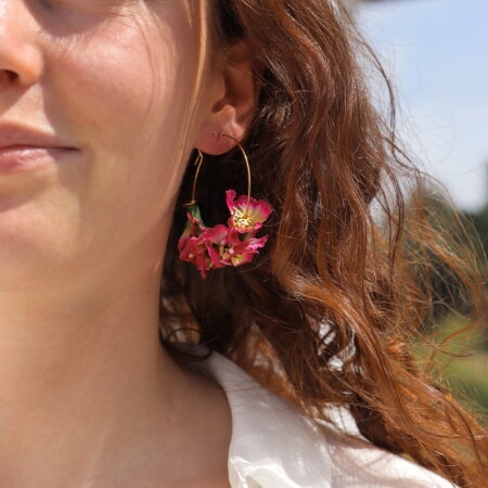 Les boucles d'oreilles dépareillées Rosekafé Indira